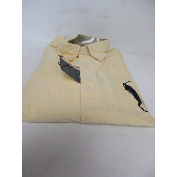 Ralph Lauren Other - Men's Ralph Lauren Button Down Short Sleeve Shirt Yellow Size 18.5 New!!!